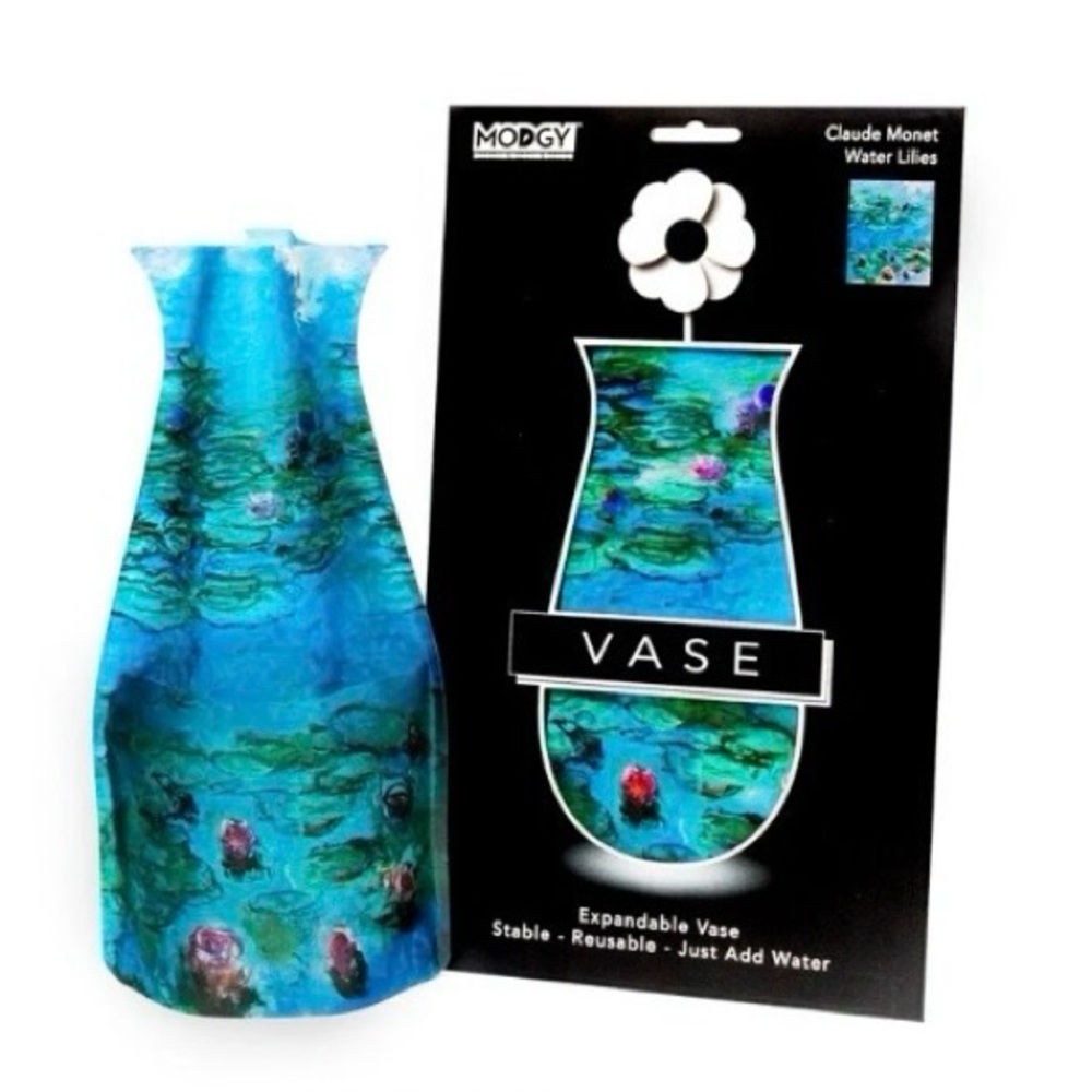 MODGY Claude Monet Water Lilies  expandable flower vase